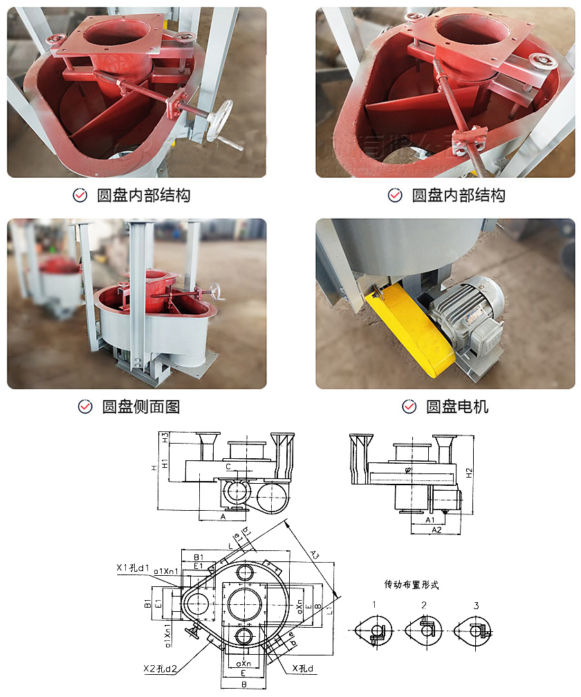 圆盘给料机圆盘结构图