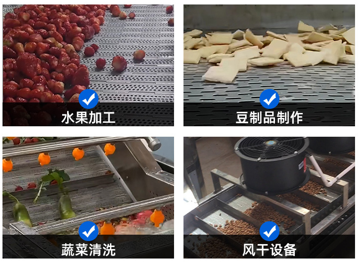 食品链板输送机现场